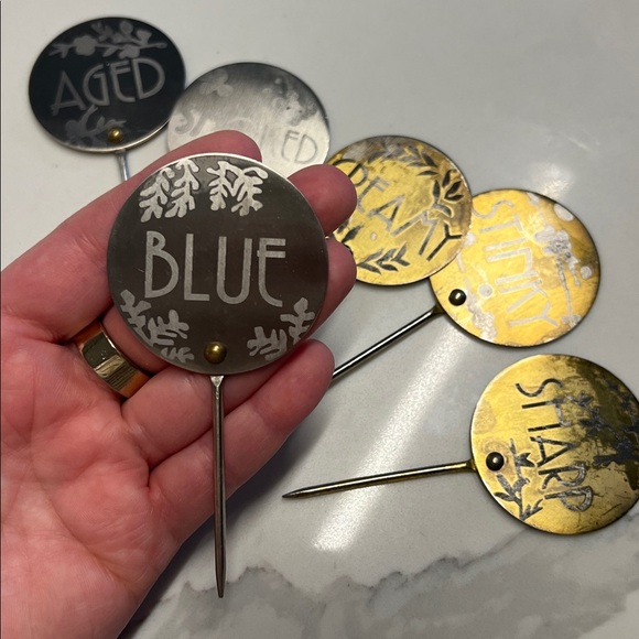 Anthropologie Cheese Markers x6 - Picture 3 of 3